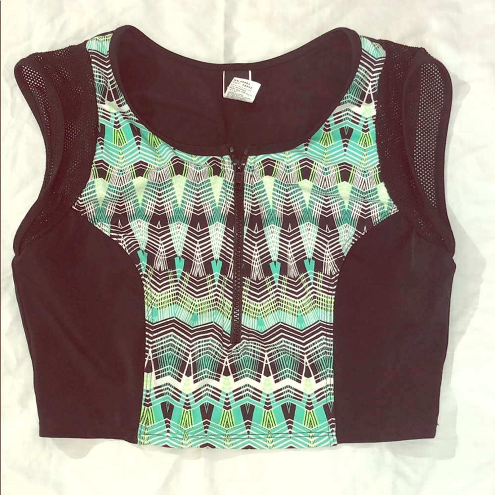 Hurley Zip Up Swim Top Cover Up BNWOT